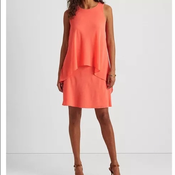 Lauren Ralph Lauren Dresses & Skirts - Lauren Ralph Lauren Petite Layered Georgette Dress